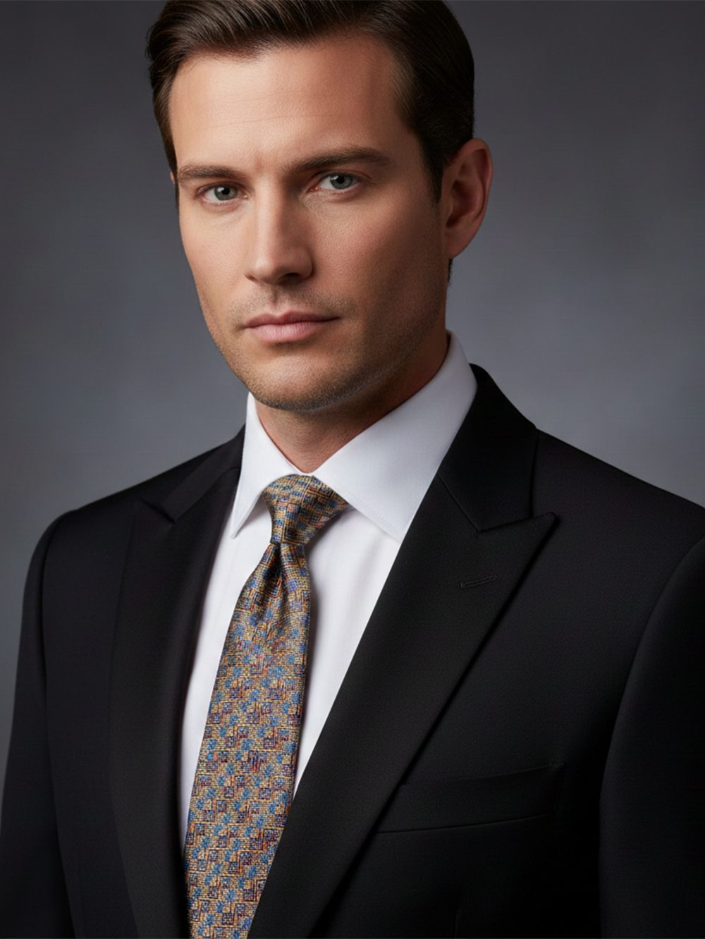 Premium Silk Formal Tie for Men – Elegant Patterned Necktie