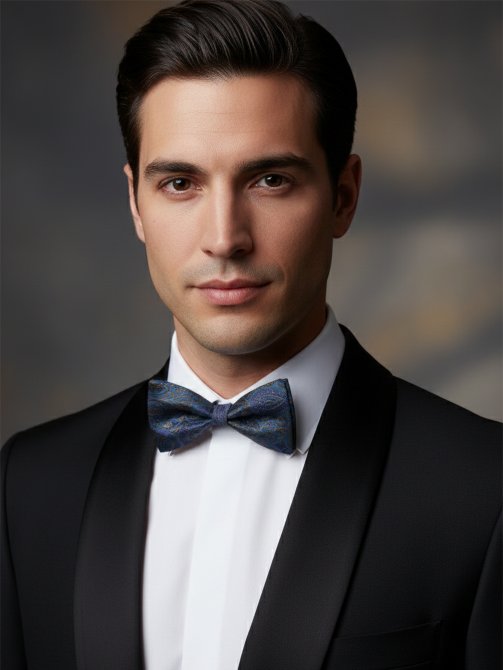 The Midnight Berry: A Fusion of Depth and Distinction Bow Tie