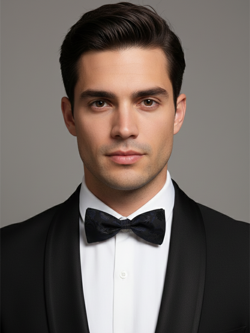 The Noir Essence: The Ultimate Classic Black Bow Tie