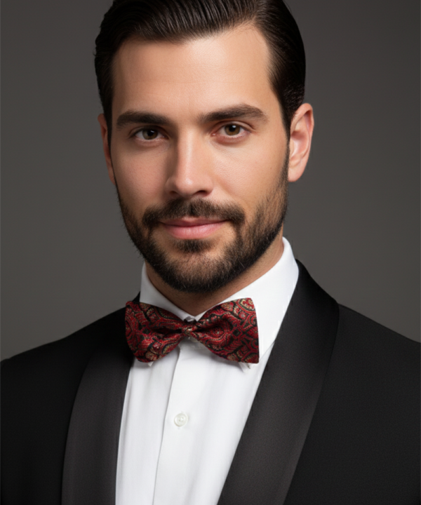 The Regal Crimson: Maroon Velvet Sophistication