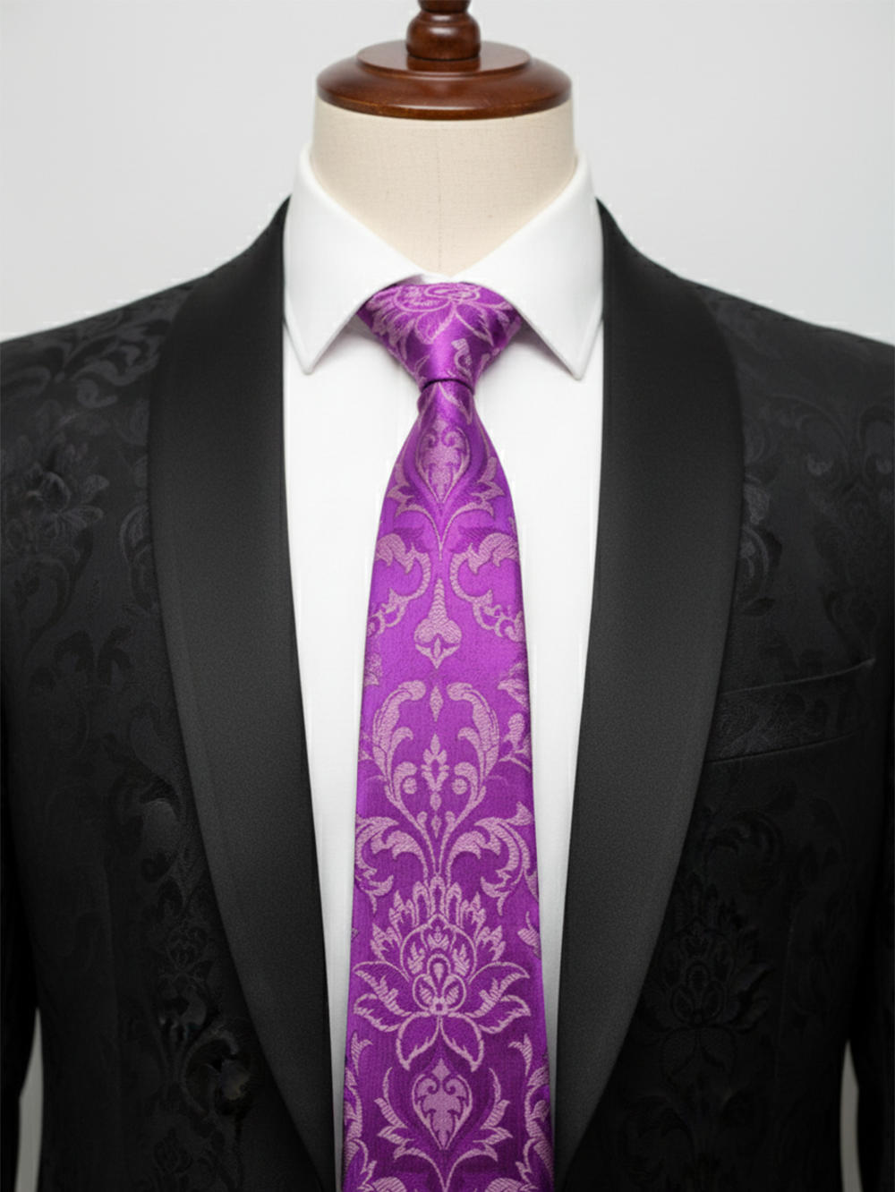 Dark Pink Designer Neck Tie ? Elegant & Stylish - Image 2