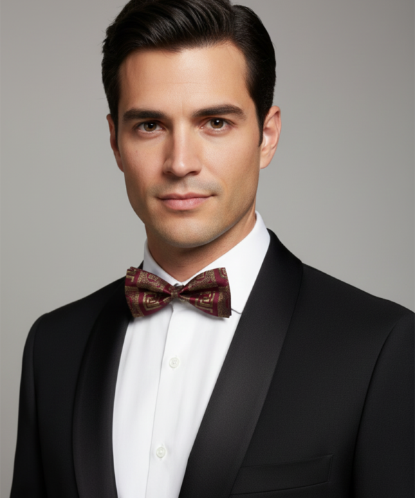 The Gilded Garnet: Dark Red and Rose Gold Elegance