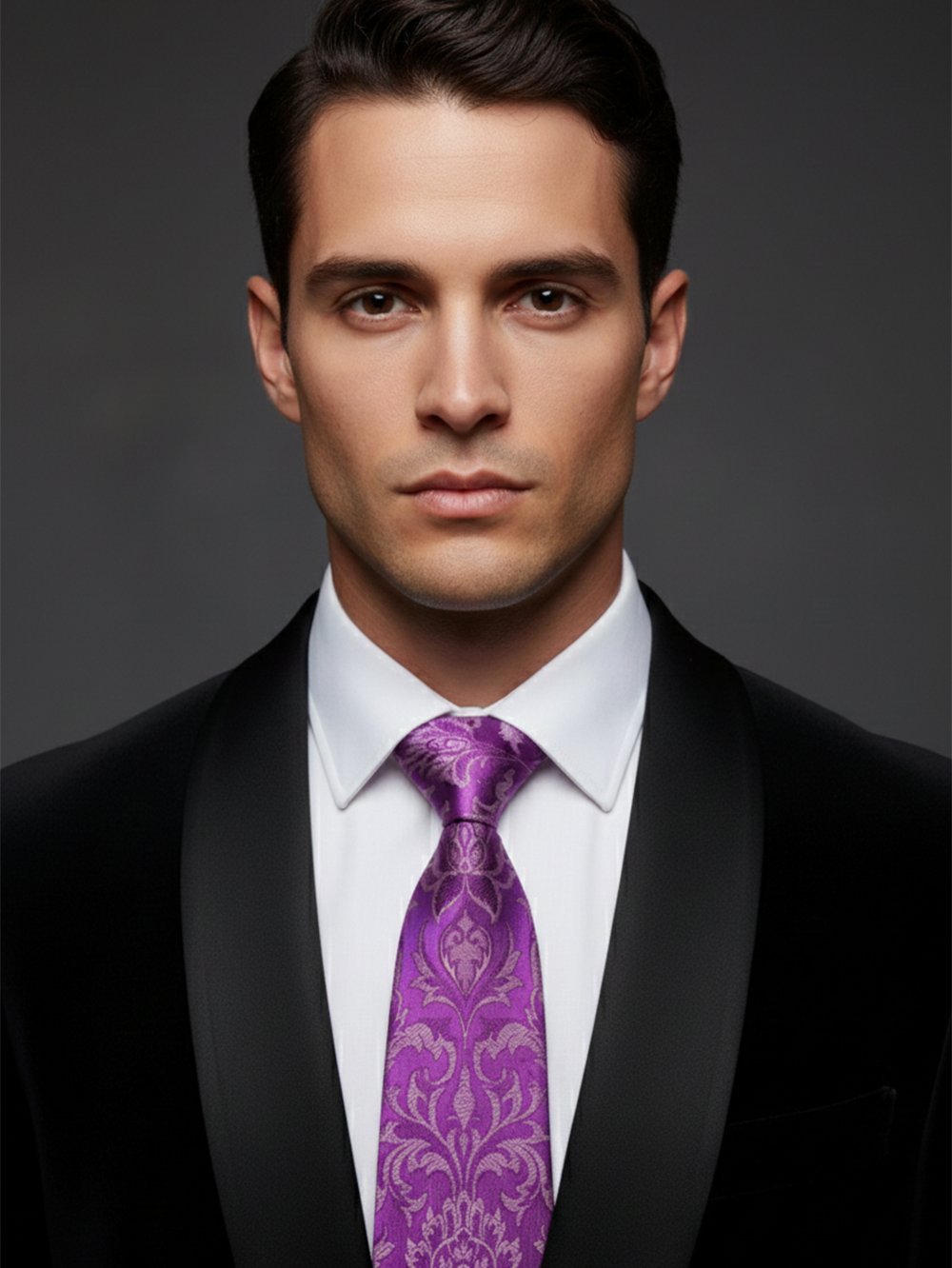 Dark Pink Designer Neck Tie ? Elegant & Stylish - Image 3