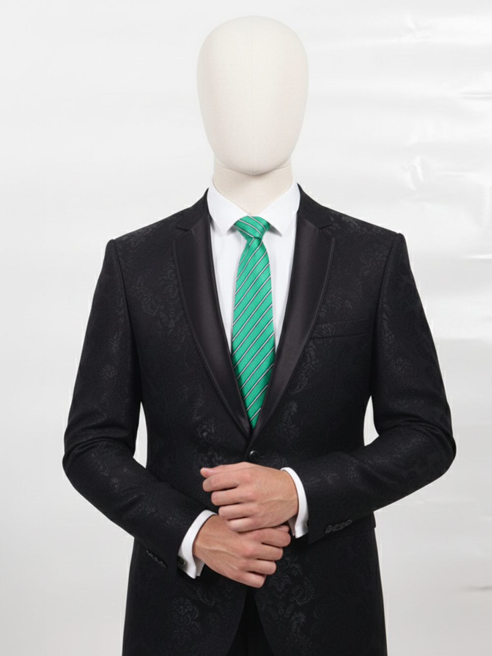 Seafoam Green Silk Necktie ? Soft Pastel Elegance - Image 3