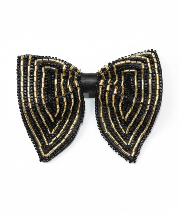 The Gilded Chevron Handcrafted Butterfly Bow Tie